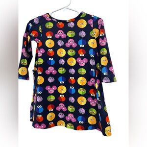 Hanna Anderson Dress Sesame Street EUC like new has cute pockets